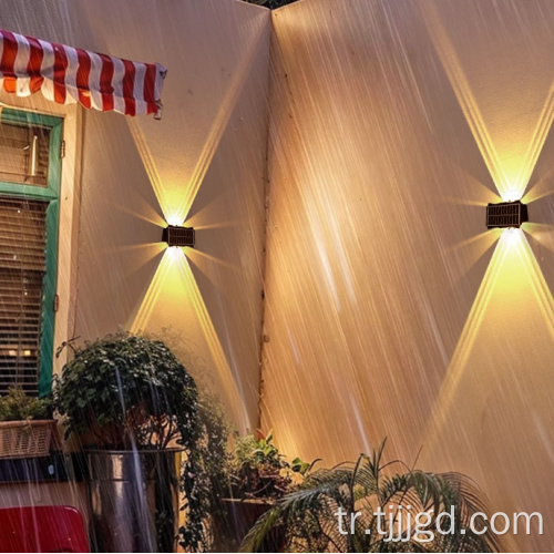 Güneş açık hava ışık duvar yıkayıcı